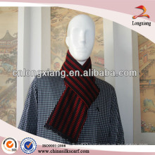 Hot Selling Winter Long Jacquared Stripe Cashmere Scarf Men